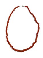 Necklace Mandile 1922 Woman Coralli in Silver Corallo 2MCOC18.2